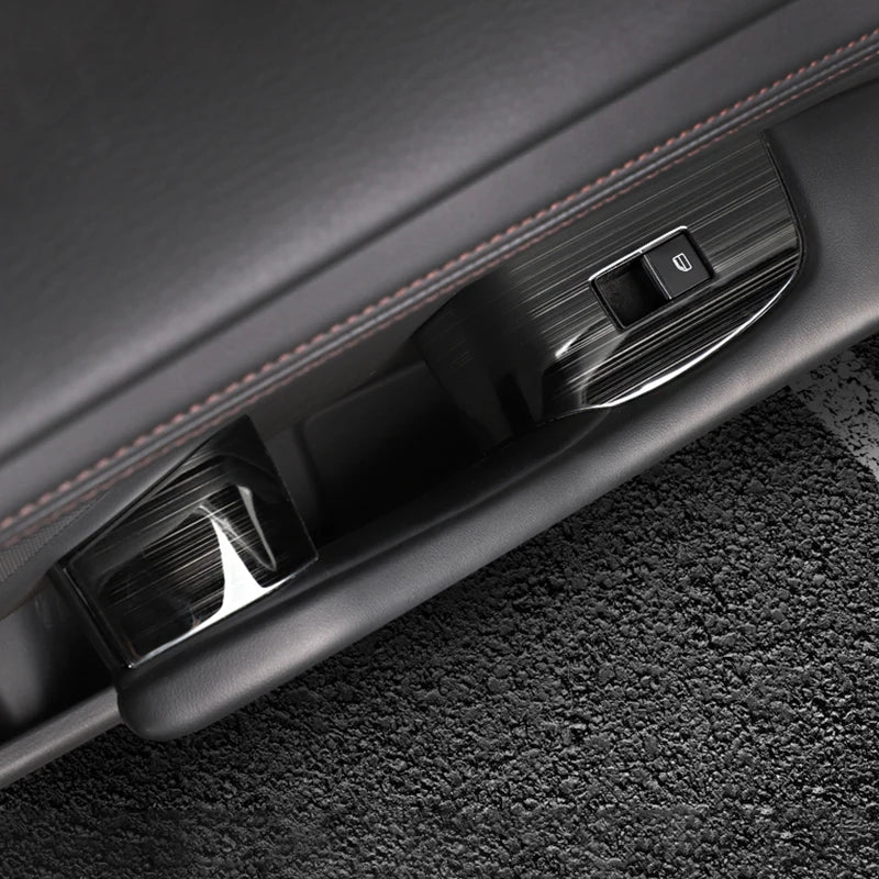 Decorative cover for window regulator buttons