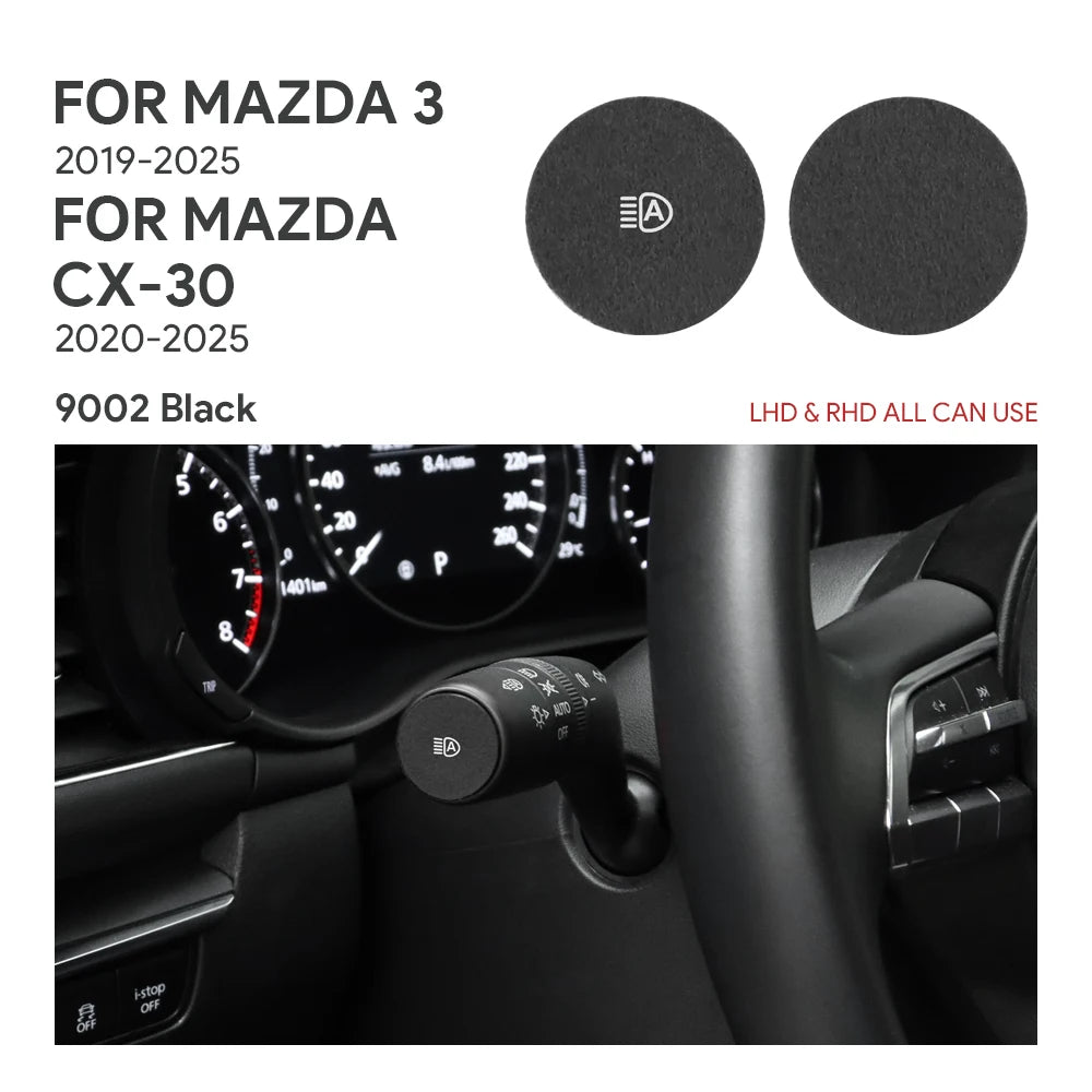 Suede wiper lever trim protection