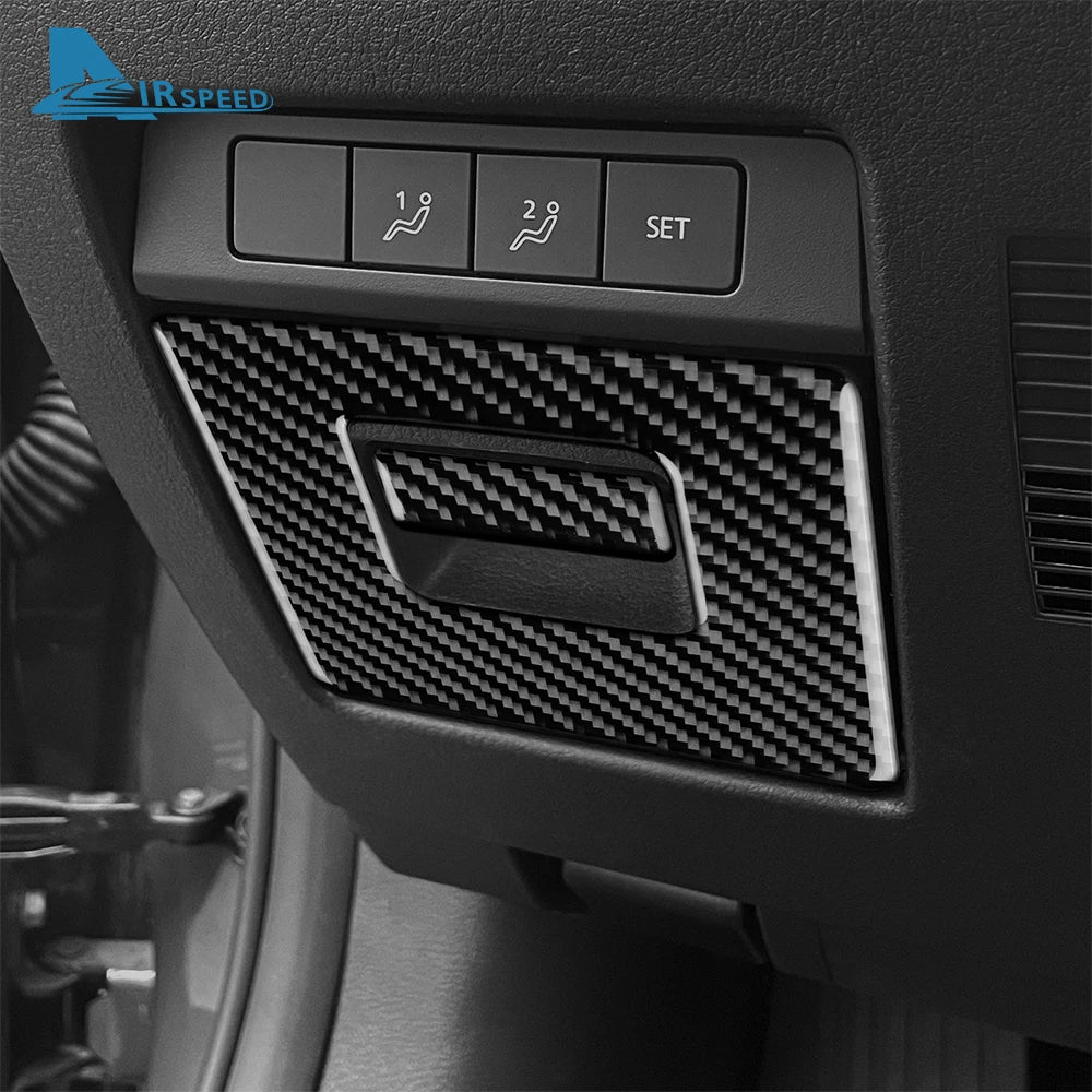 Autocollant fibre de carbone pour boîte de rangement côté conducteur (conduite à gauche) – Mazda 3 BP & CX-30 – photo 4