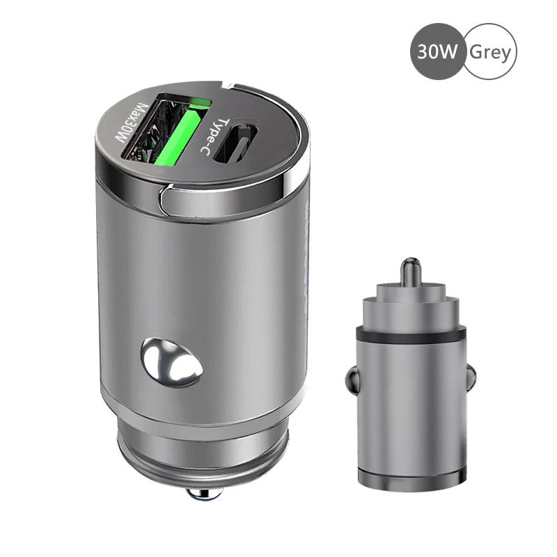 Ultra-compact cigarette lighter charger