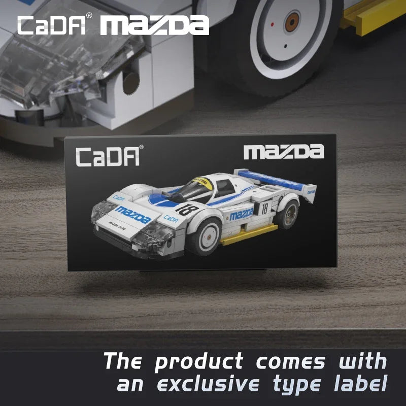 Voiture d'Endurance Mazda en Briques – Kit CaDA 242 Pièces