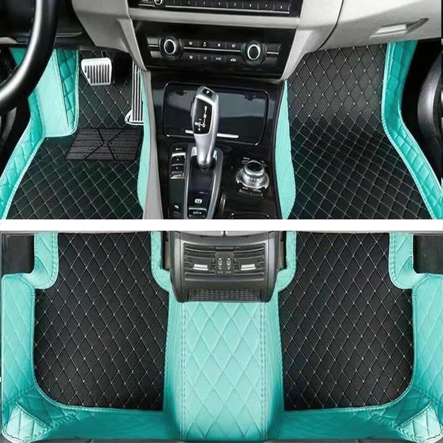 Tapis de Sol Luxe en Cuir PU Sur-Mesure