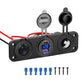 Panneau 3 en 1 Allume-Cigare 12 V, USB-C PD & QC3.0 avec Voltmètre – Mazda