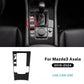 Autocollant fibre de carbone pour panneau de console boîte automatique – Mazda 3 BP – photo 13