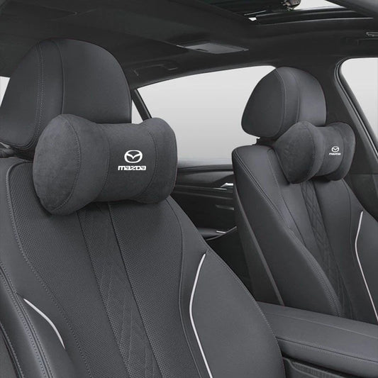 Suede Headrest Cushion – Mazda Edition