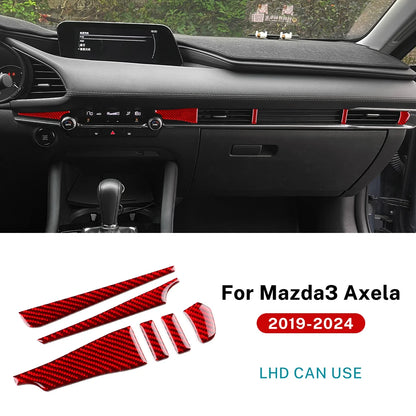 Autocollant fibre de carbone pour console centrale – Mazda 3 BP – photo 7