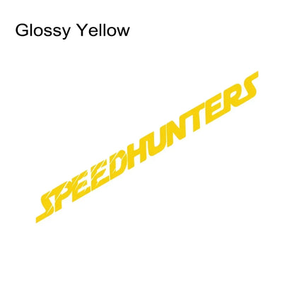 Bandeau de pare-brise Speedhunters en vinyle – Jaune brillant