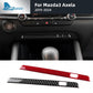 Autocollant fibre de carbone pour cadre de prise USB de console centrale – Mazda 3 BP