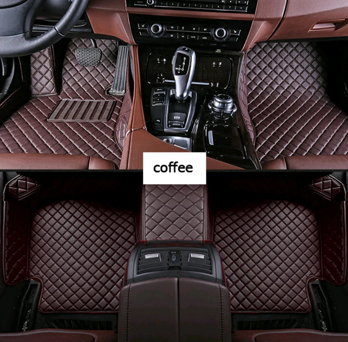 Tapis de Sol Luxe en Cuir PU Sur-Mesure