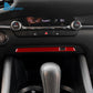 Autocollant fibre de carbone pour cadre de prise USB de console centrale – Mazda 3 BP – photo 3