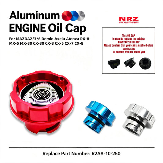 Bouchon d'huile moteur en aluminium pour Mazda