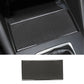 Carbon effect decorative sticker for central cup holder