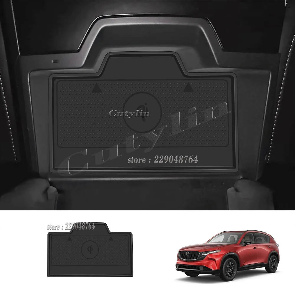 Tapis de Console Centrale en Silicone Antidérapant – Mazda CX-5 2026