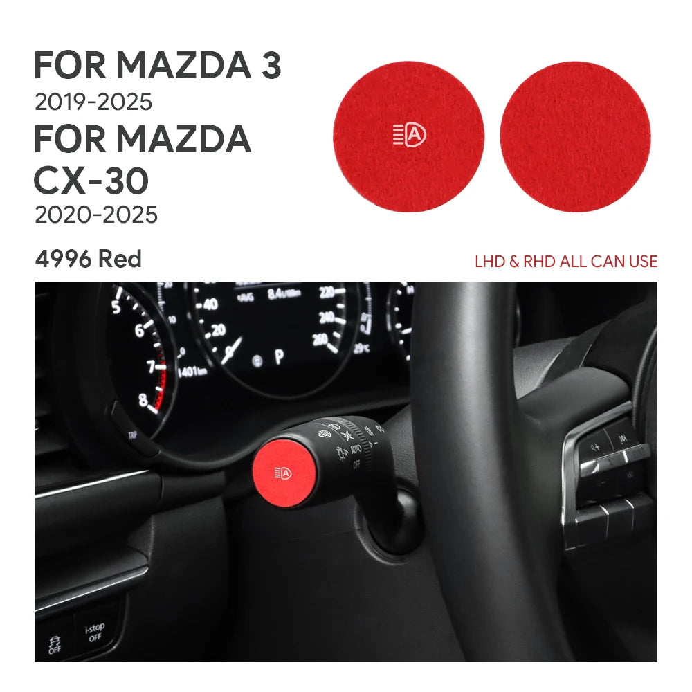 Suede wiper lever trim protection