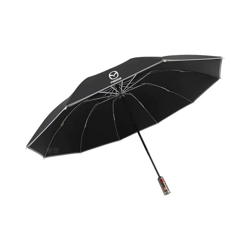 Mazda Edition Reflective Waterproof Foldable Umbrella