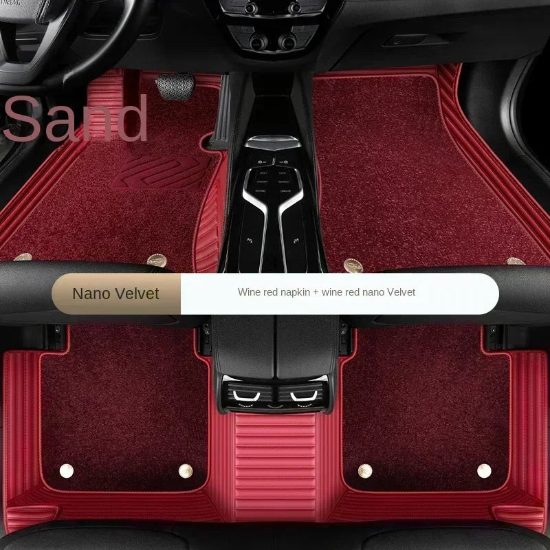 Tapis de Sol Luxe Cuir PU & Nano Velours