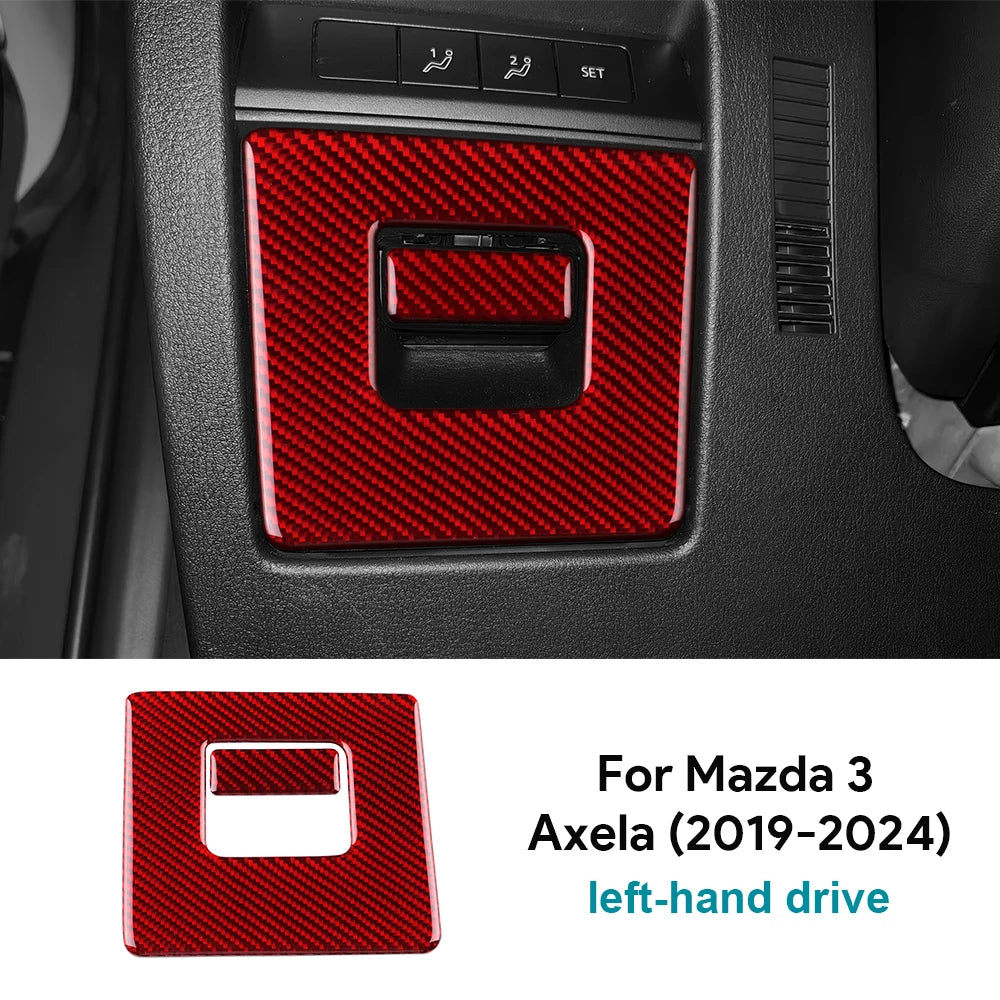 Autocollant fibre de carbone pour boîte de rangement côté conducteur (conduite à gauche) – Mazda 3 BP & CX-30 – photo 7