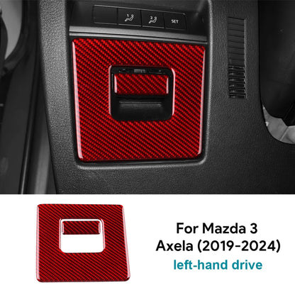 Autocollant fibre de carbone pour boîte de rangement côté conducteur (conduite à gauche) – Mazda 3 BP & CX-30 – photo 7