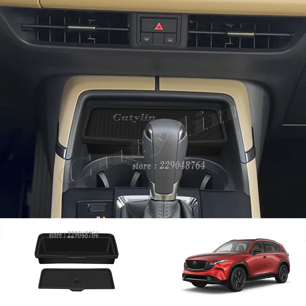Tapis de Console Centrale en Silicone Antidérapant – Mazda CX-5 2026