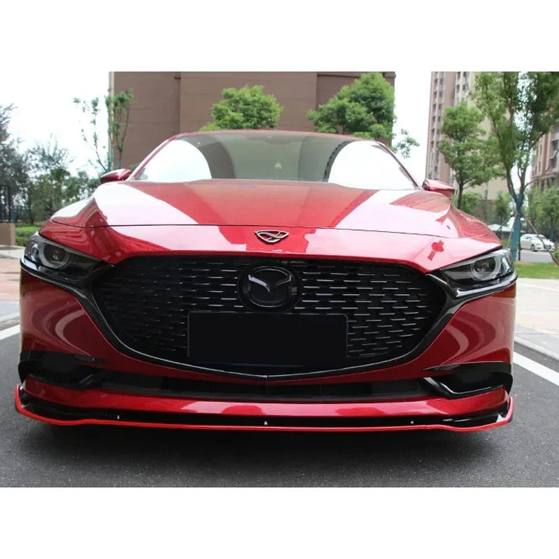 Contour de calandre noir brillant style racing – Mazda 3 Berline BP – photo 3