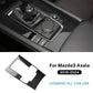 Cache de Console de Levier de Vitesse en Fibre de Carbone – Mazda 3 BP