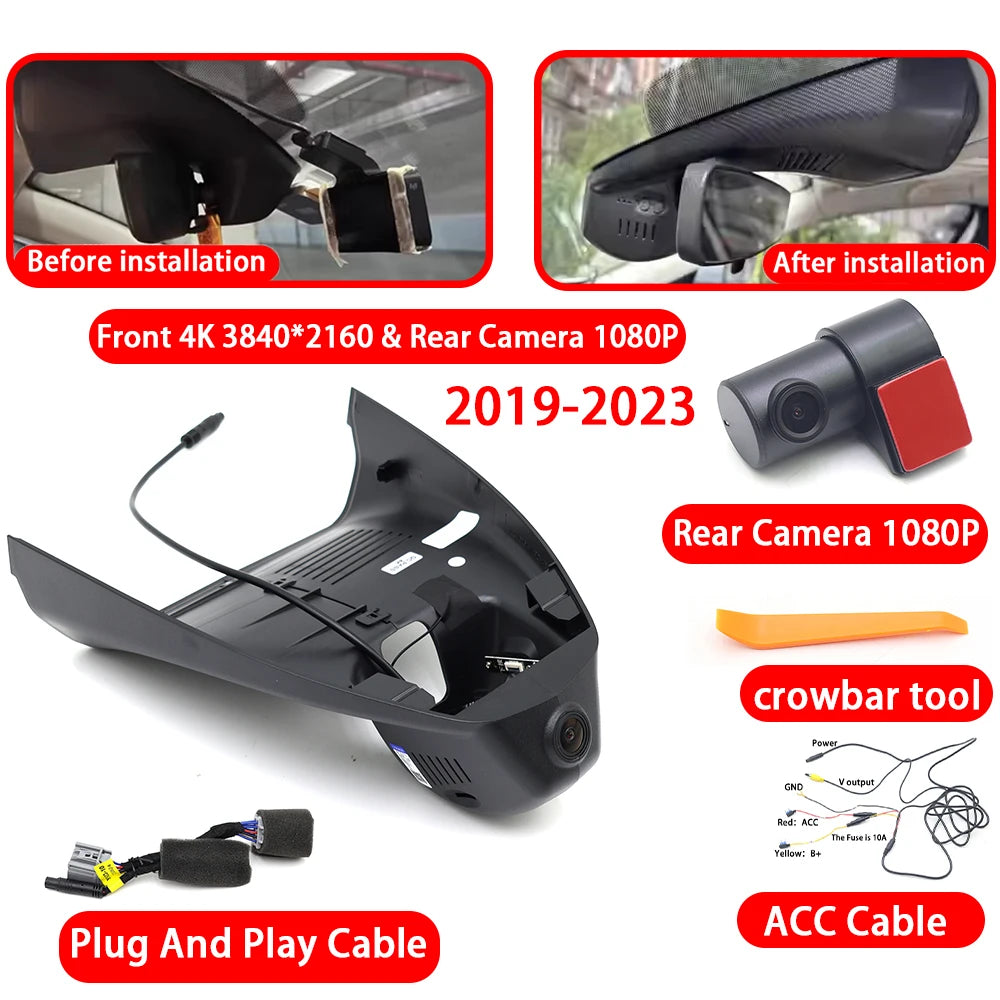 Dashcam 4K Intégrée Type Origine WiFi – Mazda CX-30