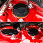 Decorative dust cover for shock absorber screw