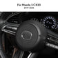 Suede steering wheel trim protection