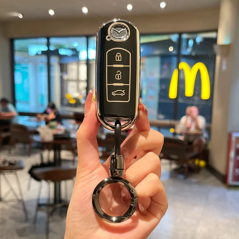 TPU Key Case Cover - Mazda Edition