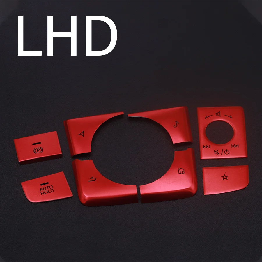 Caches de Boutons Frein à Main, Auto Hold & Multimédia en Aluminium – Mazda 3 BP & CX-30