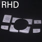 Caches de Boutons Frein à Main, Auto Hold & Multimédia en Aluminium – Mazda 3 BP & CX-30