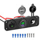Panneau 3 en 1 Allume-Cigare 12 V, USB-C PD & QC3.0 avec Voltmètre – Mazda
