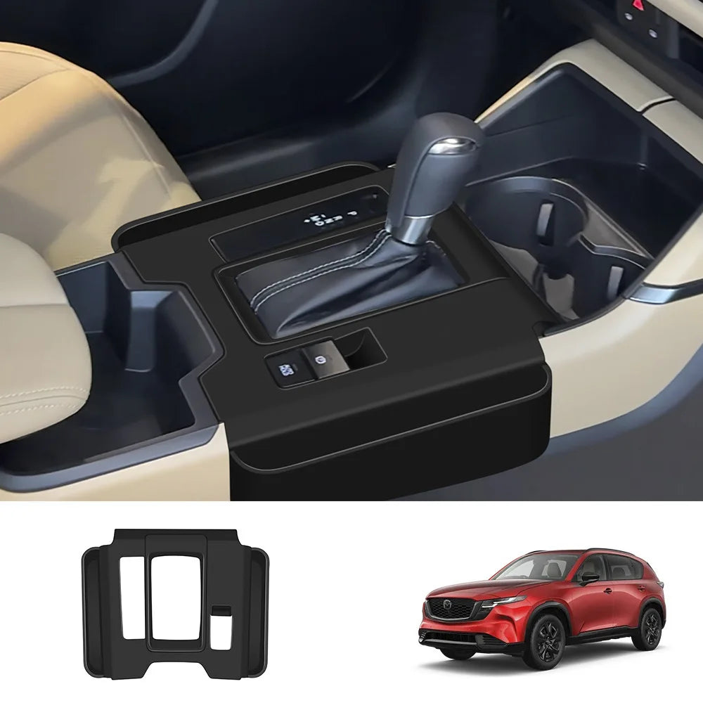 Tapis de Console Centrale en Silicone Antidérapant – Mazda CX-5 2026