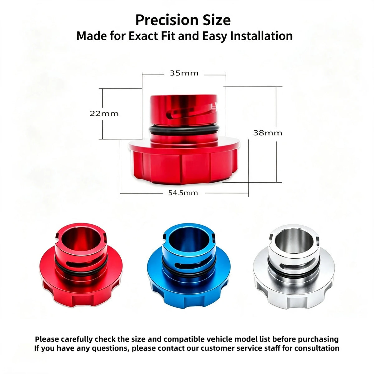 Bouchon d'huile moteur en aluminium pour Mazda – photo 4
