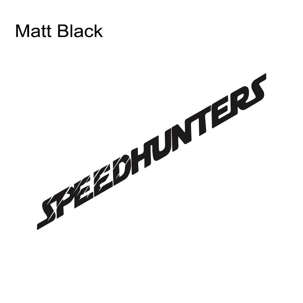 Bandeau de pare-brise Speedhunters en vinyle – Noir mat