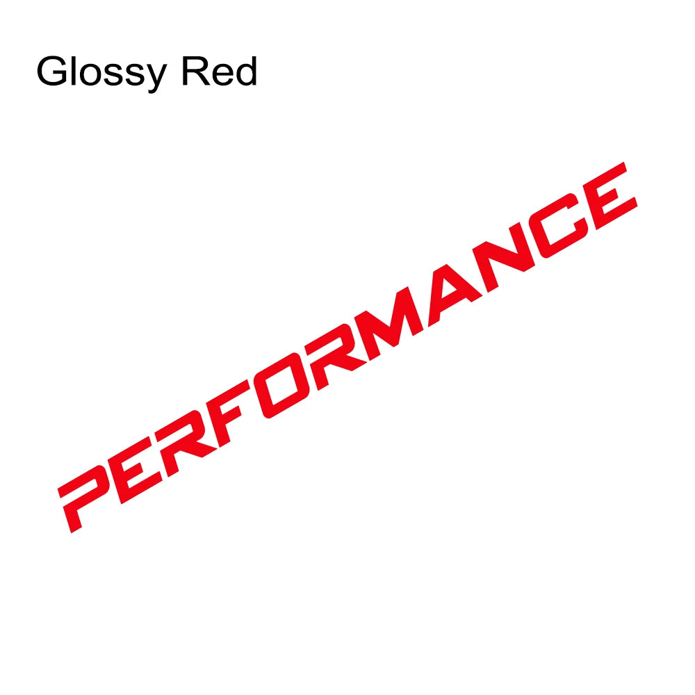 Sticker de Pare-Brise "Performance Styling" Décoration Vinyle –