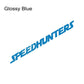 Bandeau de pare-brise Speedhunters en vinyle – Bleu brillant