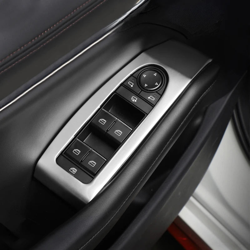 Decorative cover for window regulator buttons