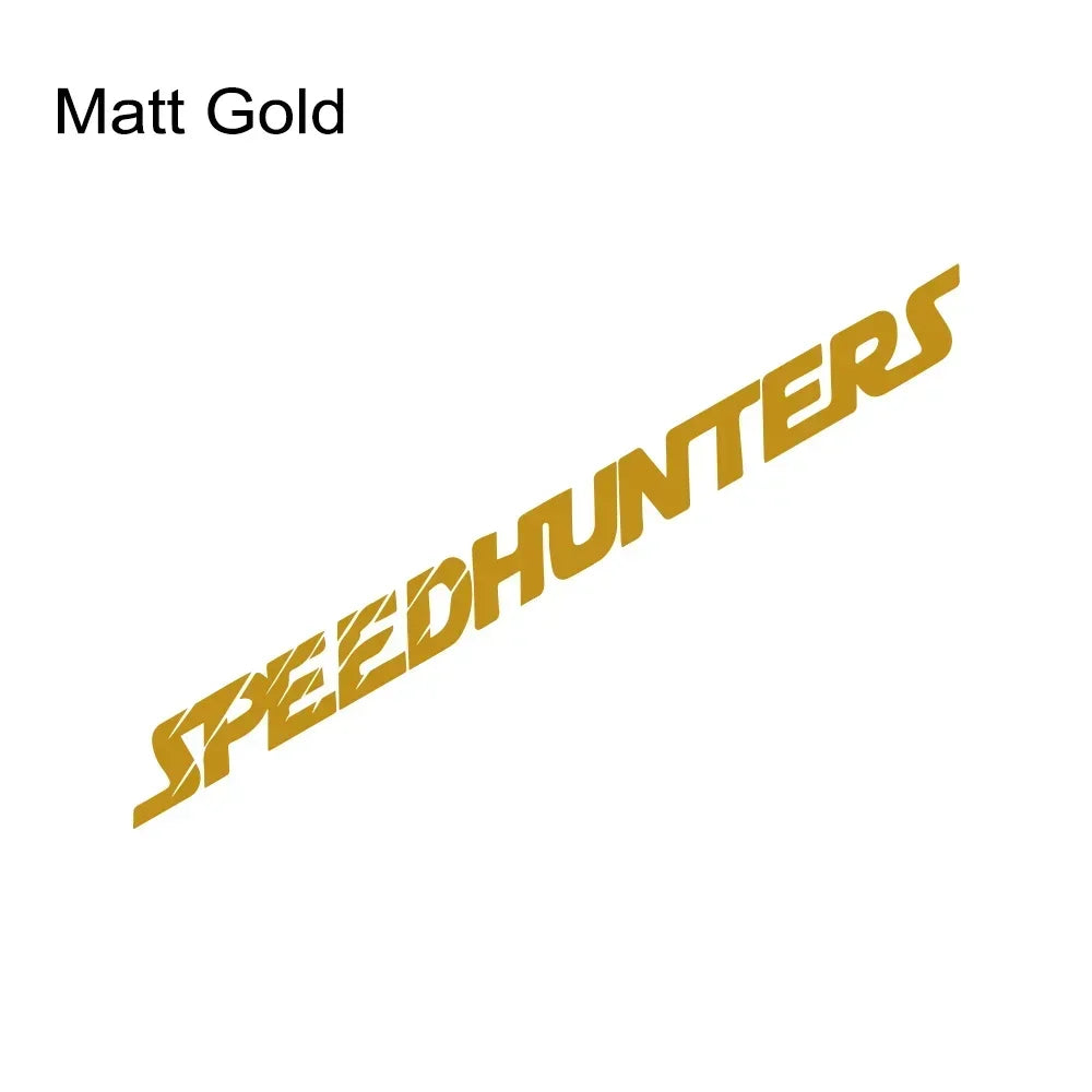 Bandeau de pare-brise Speedhunters en vinyle – Or mat