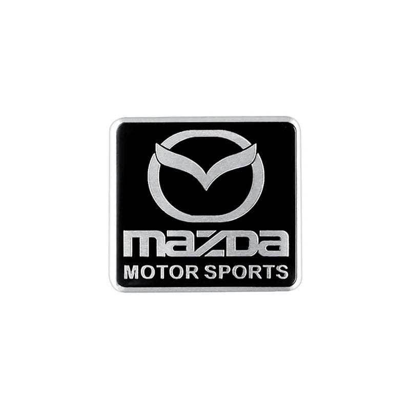 Car Styling 3D Aluminum Flag Logo Stickers Badge Emblem Decals Decoration For Mazda Speed ​​3 5 6 BK CX-3 CX-5 CX7 CX-7 Demio Axel