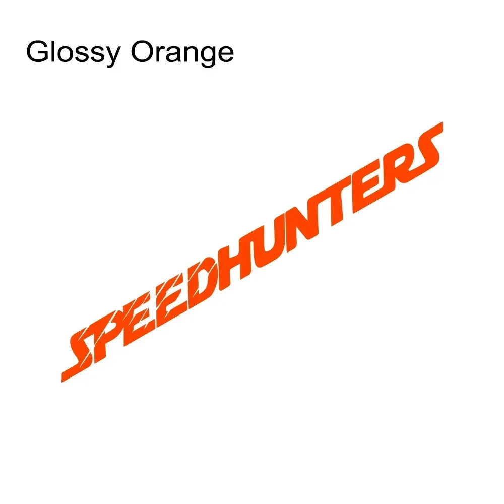 Bandeau de pare-brise Speedhunters en vinyle – Orange brillant