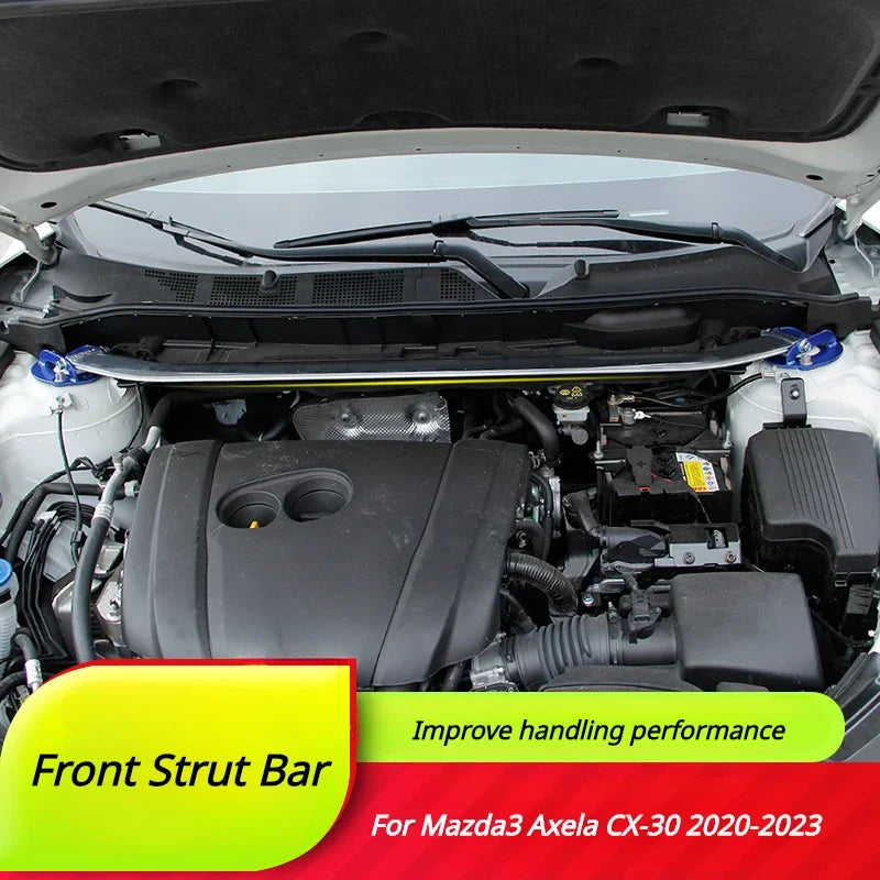 Barre Anti-Rapprochement Avant en Aluminium – Mazda 3 BP & CX-30