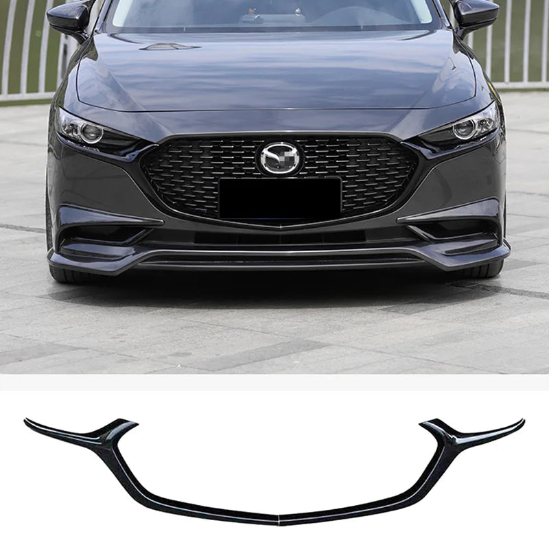 Contour de calandre noir brillant style racing – Mazda 3 Berline BP