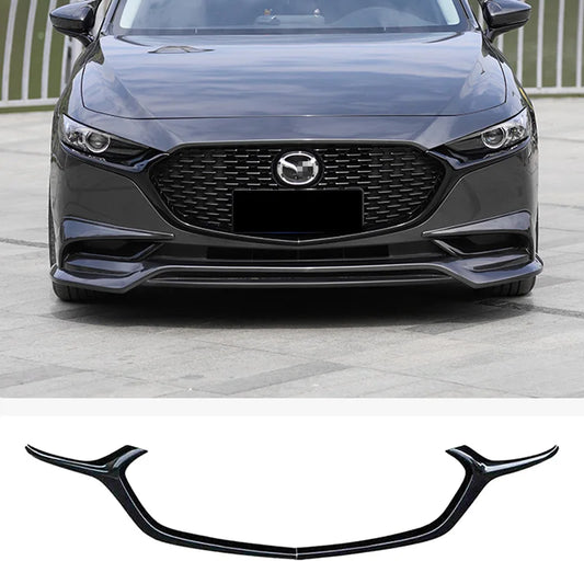 Contour de calandre noir brillant style racing – Mazda 3 Berline BP
