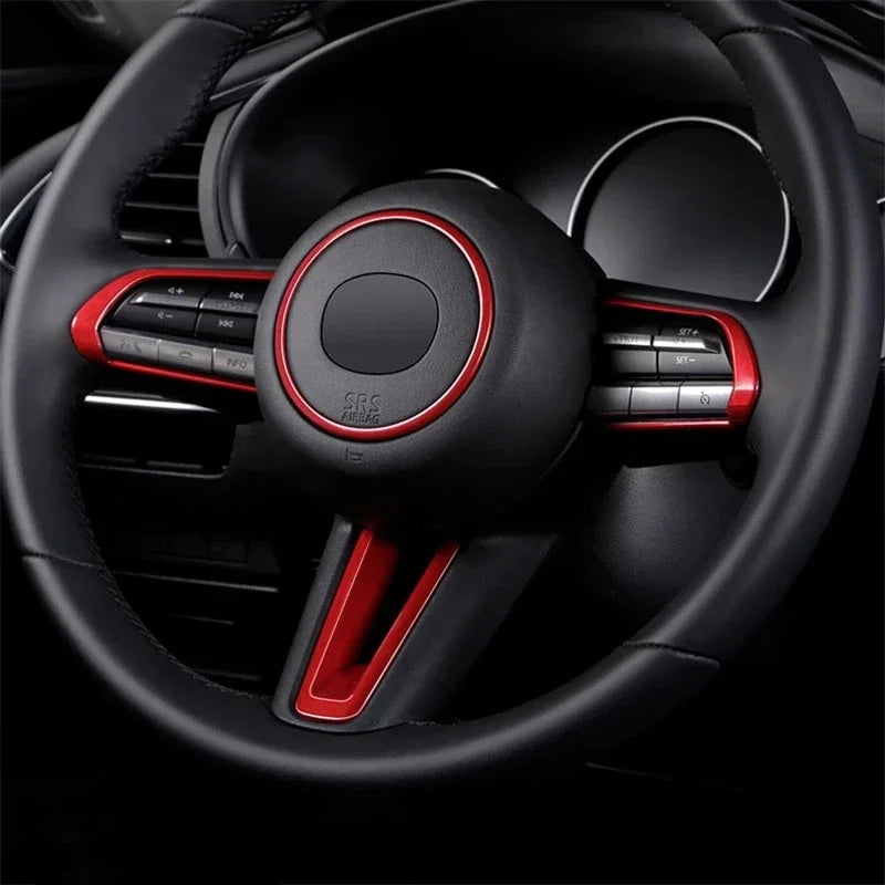 Decorative ring for steering wheel