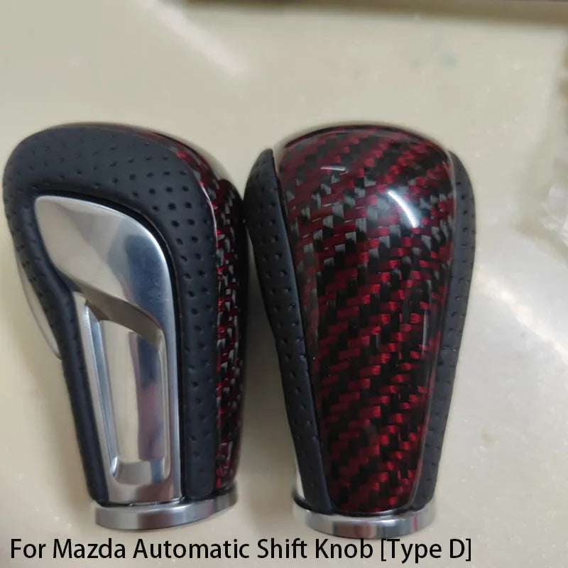 Pommeau de Vitesse Automatique en Fibre de Carbone – Mazda