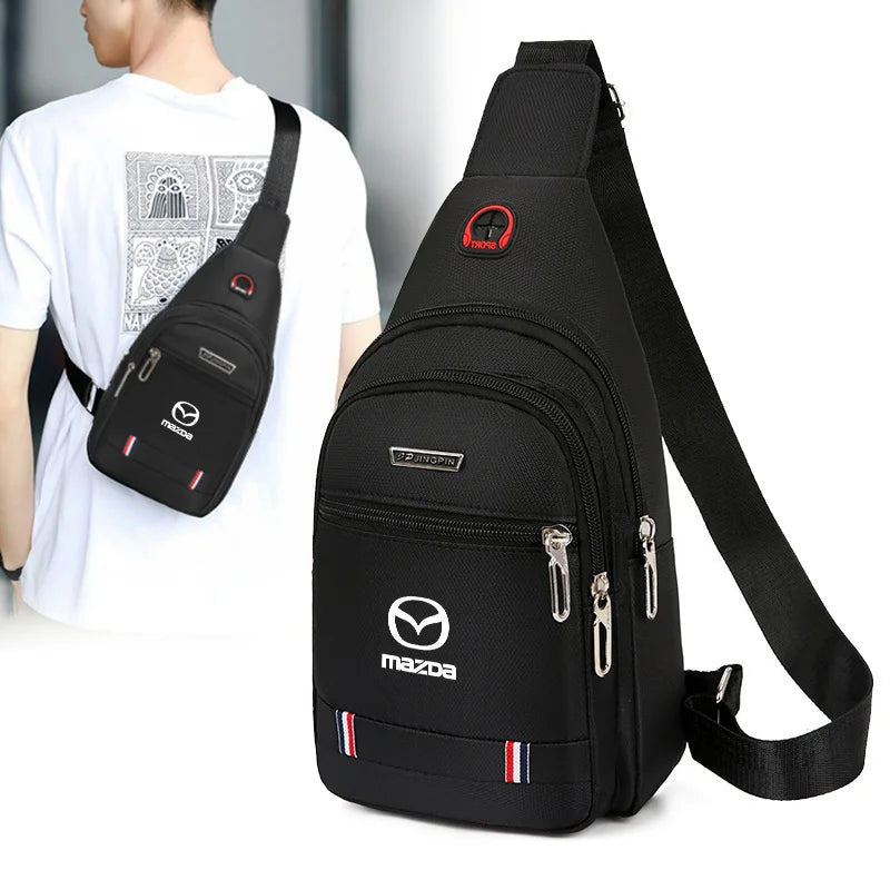 Waterproof Nylon Shoulder Bag - Mazda Edition