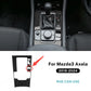 Cache de Console de Levier de Vitesse en Fibre de Carbone – Mazda 3 BP