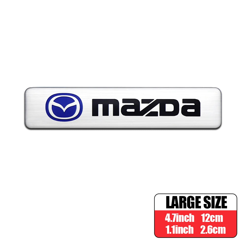 Car Styling 3D Aluminum Flag Logo Stickers Badge Emblem Decals Decoration For Mazda Speed ​​3 5 6 BK CX-3 CX-5 CX7 CX-7 Demio Axel