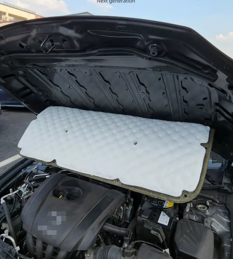 Isolant de Capot Thermique & Phonique (Blanc)